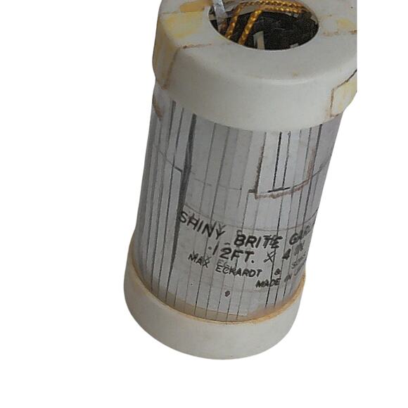 Vintage Shiny Brite Christmas Silver Tinsel Garland 12 Feet - Picture 3 of 6